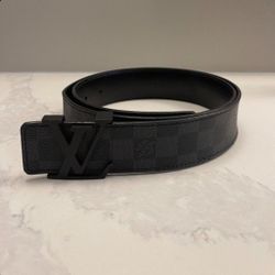 Black Louis Vuitton Belt