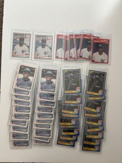 46 Deion Sanders Rookie Baseball Cards