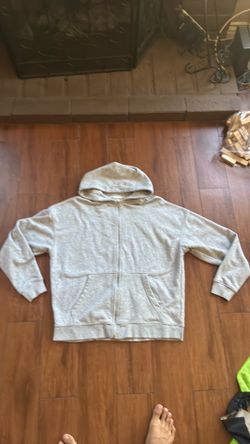 Grey zipup size M oversized fit