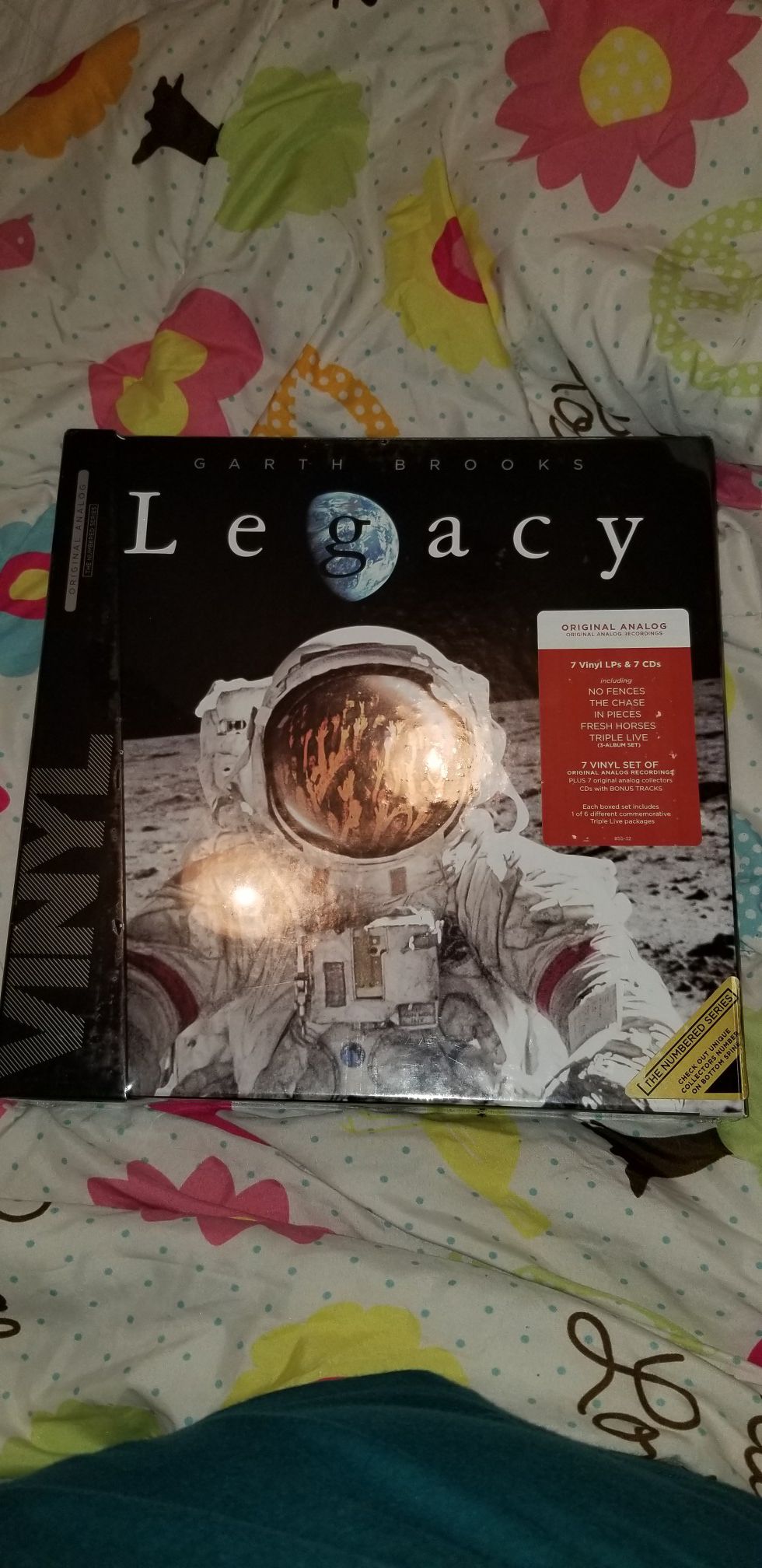 Garth Brooks Legacy vinyl and cd