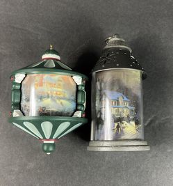 Vintage Robert Kinkade Christmas Ornaments