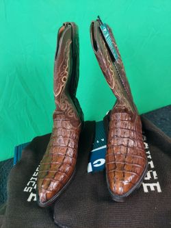 Real ALLIGATOR Lucchese Boots Never Worn
