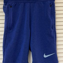 Nike Dri-FIT Blue Training Boy’s Sweat Shorts - Size Medium - VGUC