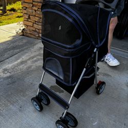 Pet Travel- Stroller For Cat Or Dogs For 25 Lbs. Brand New