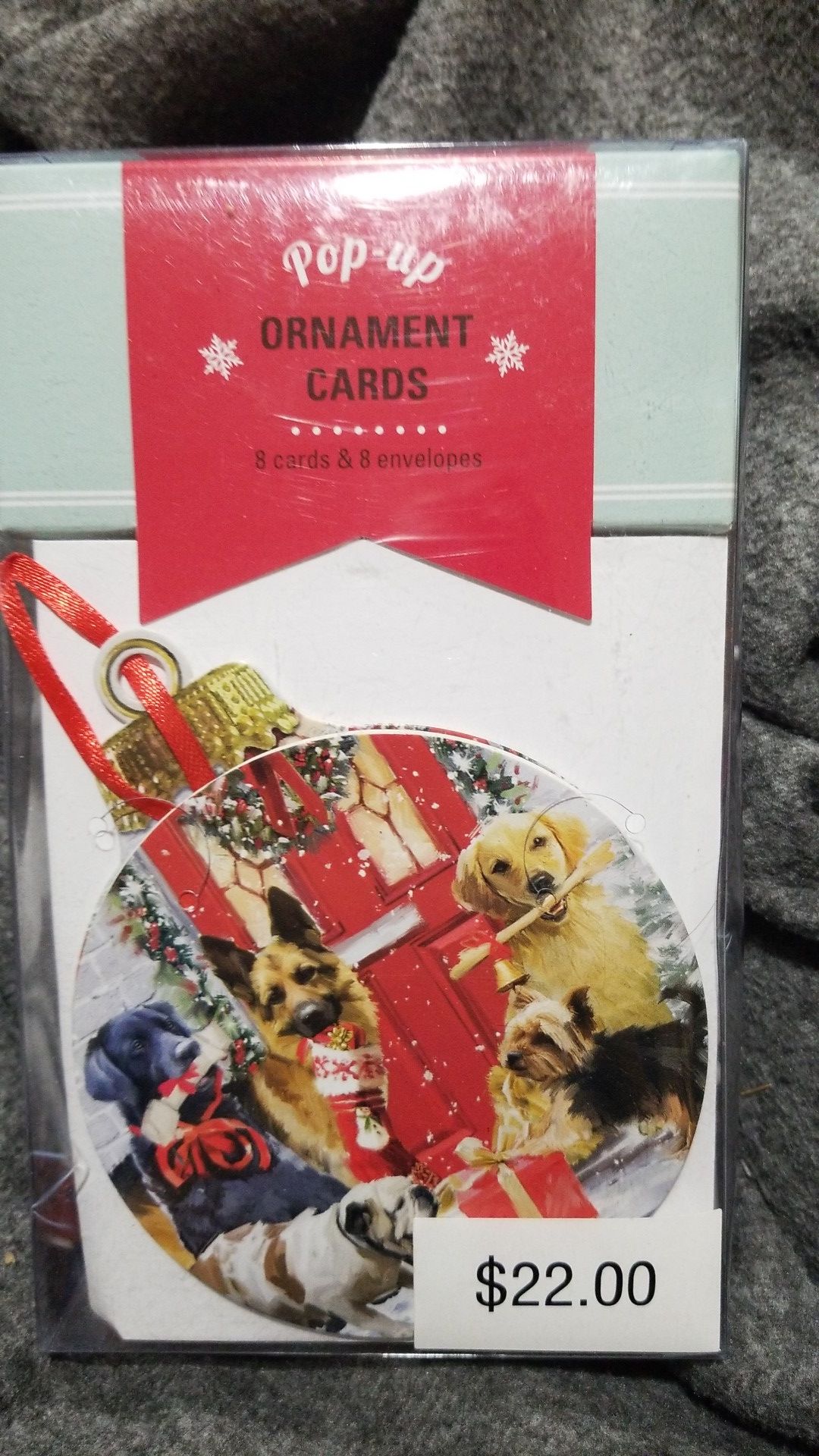 Pop up ornament cards