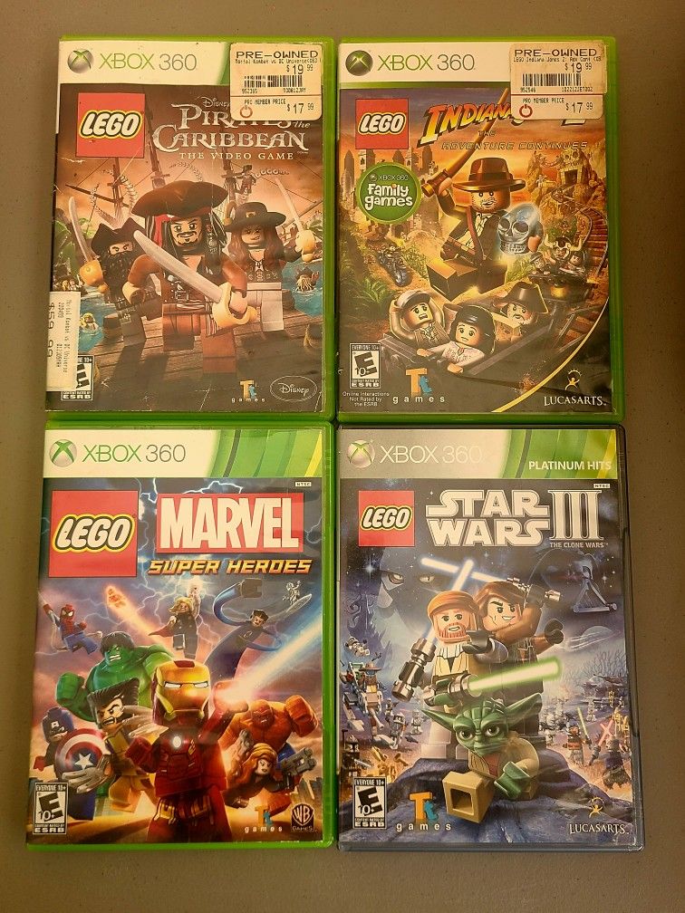  Xbox 360 Lego Games 