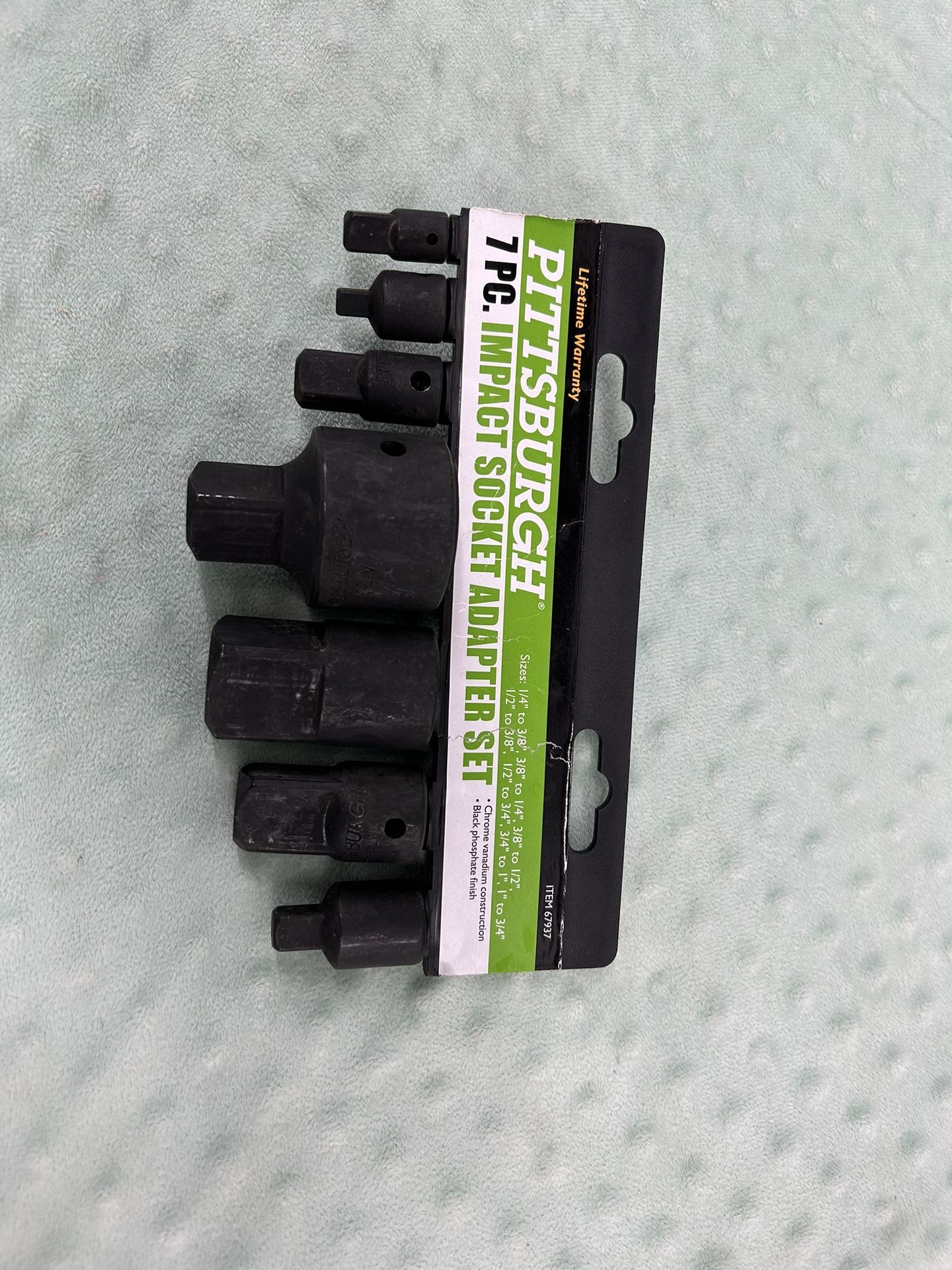 Pittsburgh 7 Piece Impact Socket Adapter Set