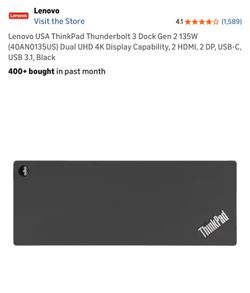 Lenovo USA ThinkPad Thunderbolt 3 Dock Gen 2 135W