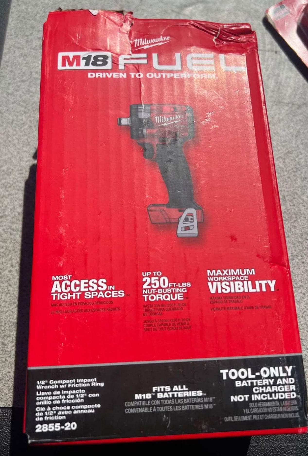 Milwaukee Impact 1/2 Tool Only