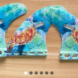 3D G5 Thrusters 100% Fiberglass & Carbon Futures Surfboard Fins 