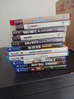 VIDEO GAMES, ALL HAVE DISC. Price is listed for all