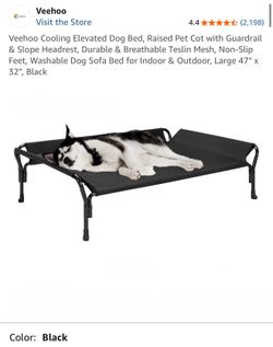Elevated Cooling Dog Bed