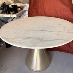 West Elm Marble Dining Table