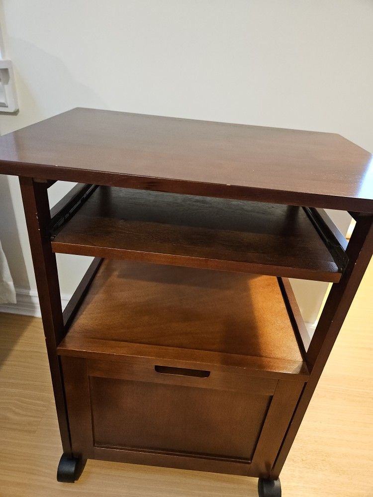 File Cabinet Desk With Wheels