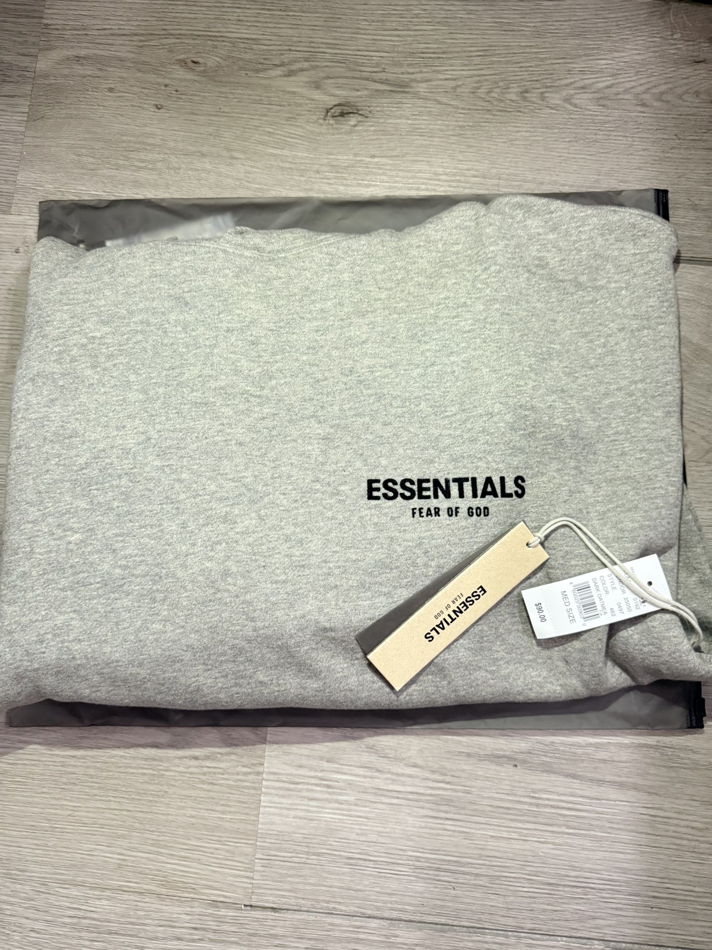 Grey Essentials Hoodie