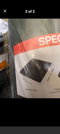 Woven weed barrier 3f x 300