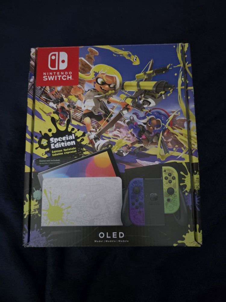 Nintendo Switch Oled Splatoon Special Edition