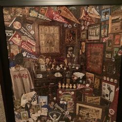 Baseball Wall Picture Framed Puzzle