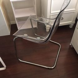 Tobias Clear Chair IKEA 