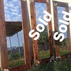 Custom Cowhide Mirror 