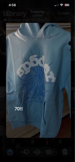 Spider Hoddie size medium