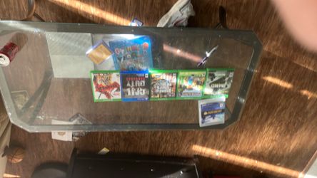 Guitar hero, COD legacy edition, Minecraft, GTA5, COD vanguard, deadpool, and fable 3 all for sale xbox one