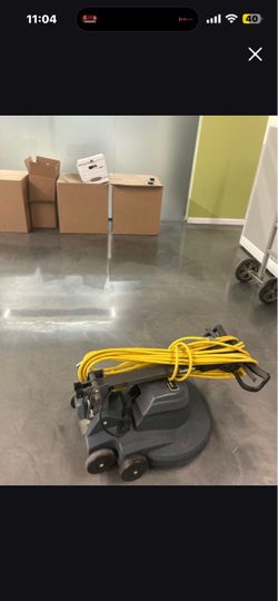 Polish floor machine