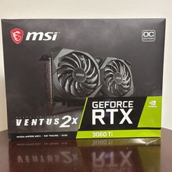 RTX 3060 Ti Graphics Card - Comes With Box