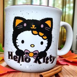 Hello Kitty Halloween Black Cat Mug NWT