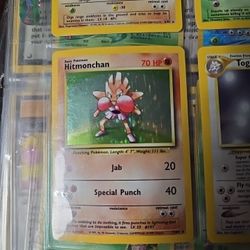 Hitmonchan 7/102 Holo Rare Base Set Pokémon Card