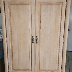  Versatile Wood Armoire / Entertainment Center