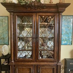 China cabinet (dishes inside not included)