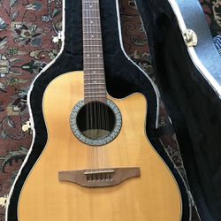 12 String Guitar Ovation 6751 Electric Acoustic 