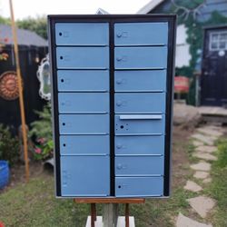 14 Door Post Office Style Lockers