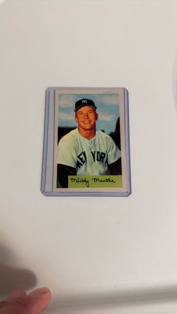 1954 Bowman Mickey Mantle #65