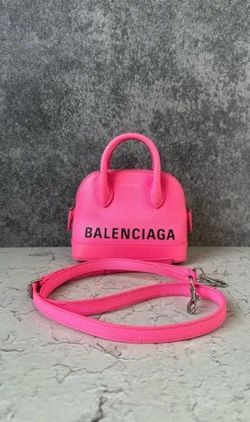 Pink Balenciaga Ville XXS Bag