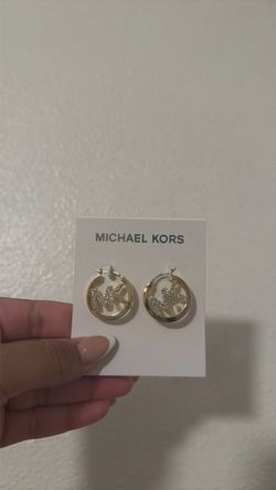 Michael Kors hoop earrings