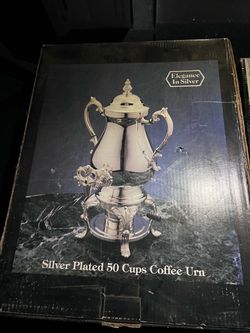 Silver Plated Coffee Urn