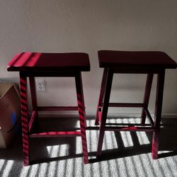 Red Stools 