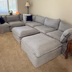 Sectional Modular Couch (Grey/Ashe)