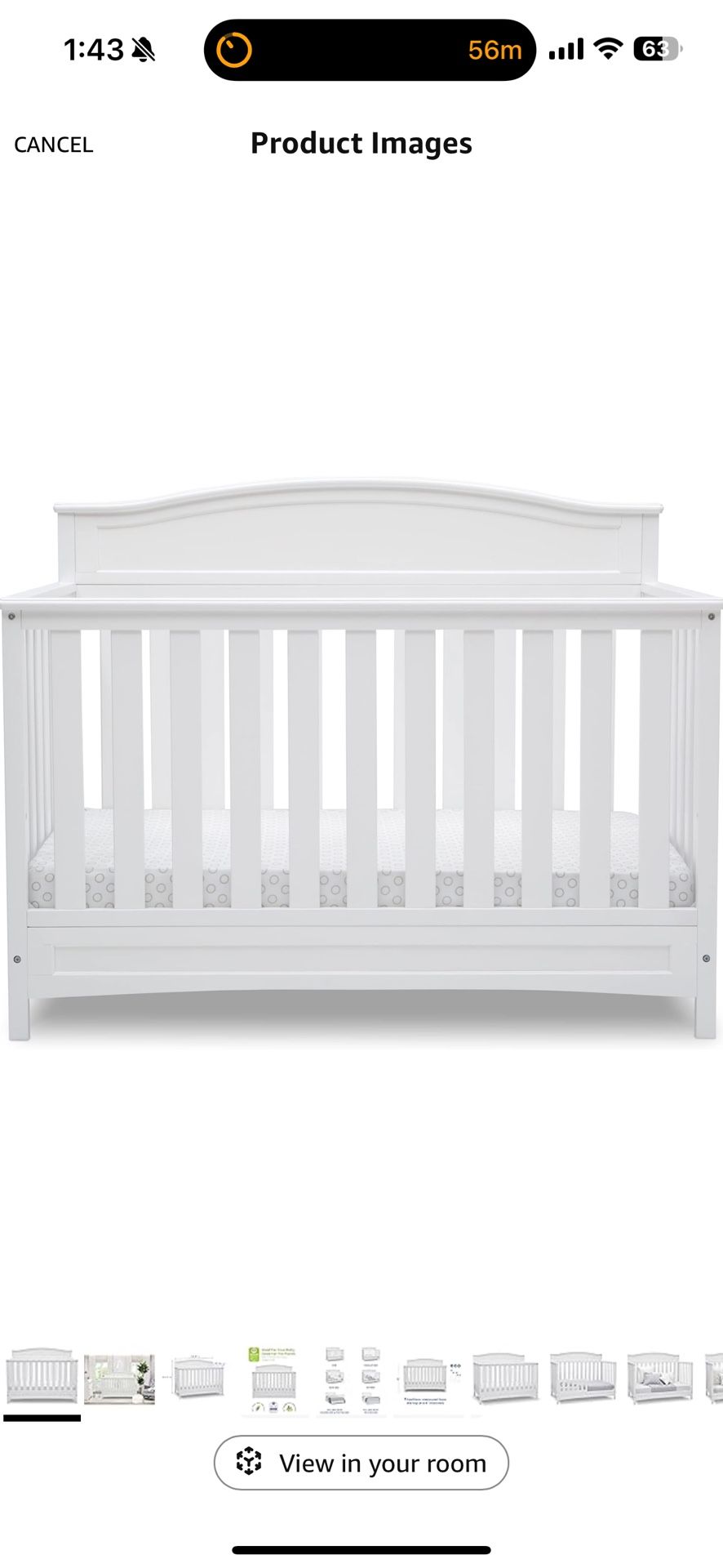 Crib With Mattress