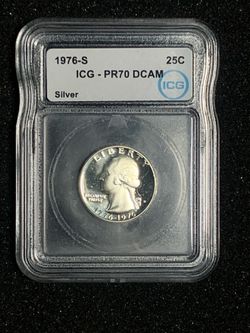 1976-S PR70 DCAM silver