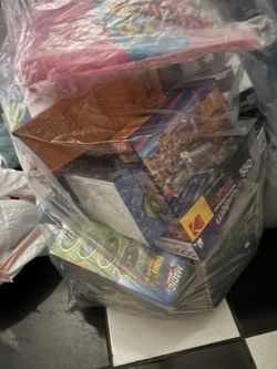 Bag Full Of New Toys Christmas Gift Ideas