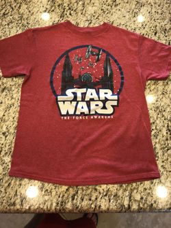 New Star Wars youth boys shirt size small