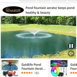 Pond fountain aerator
