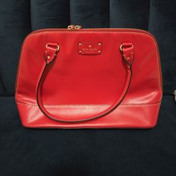 Kate Spade Red Leather Bag