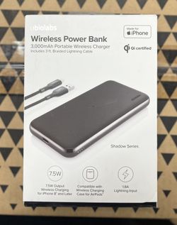 *Ubiolabs* Wireless Power Bank 3,000mAh