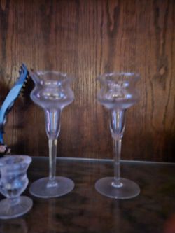 Candle holders - 2 pairs