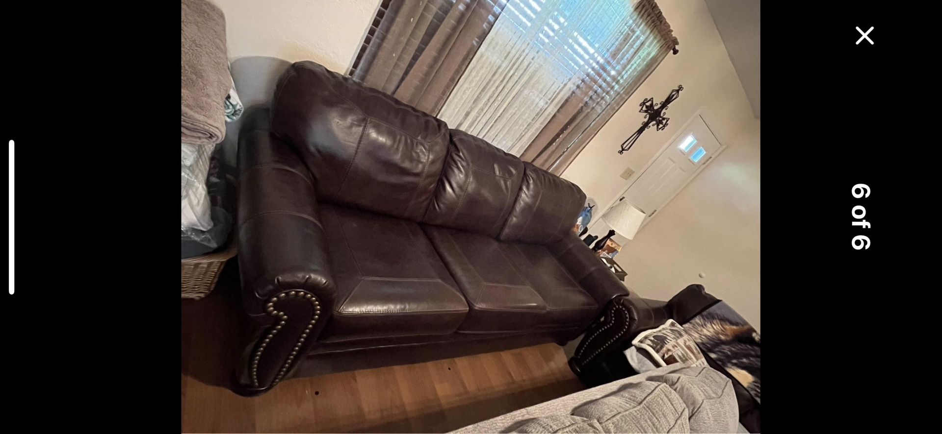 Leather: Sofa/couch, Loveseat, Oversized Chair, Ottoman