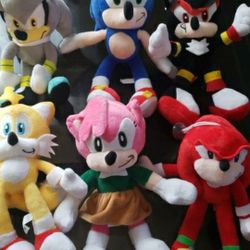 6 Sonic Plush Sonic Toys Sonic Toys.